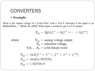 CONVERTERS
 Example:
 