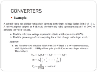CONVERTERS
 Example:
 