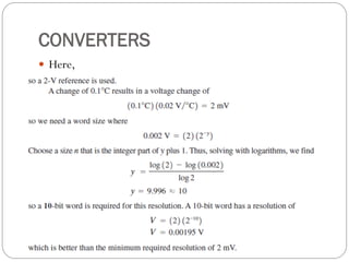 CONVERTERS
 Here,
 