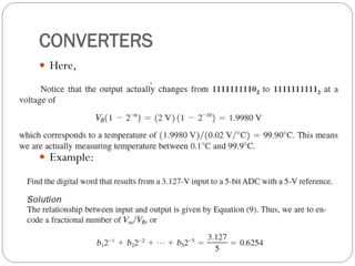 CONVERTERS
 Here,
 Example:
 
