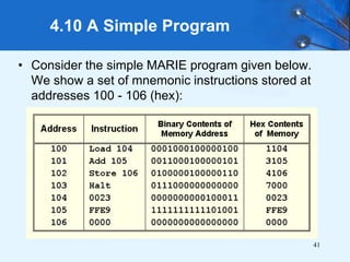 Computer Organization and ArchitectureCh 4 MARIE(PPT).pdf