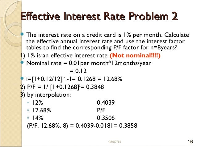 annual interest rate formula