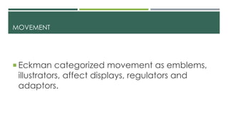 Ch4 nonverbal communication power point | PPTX