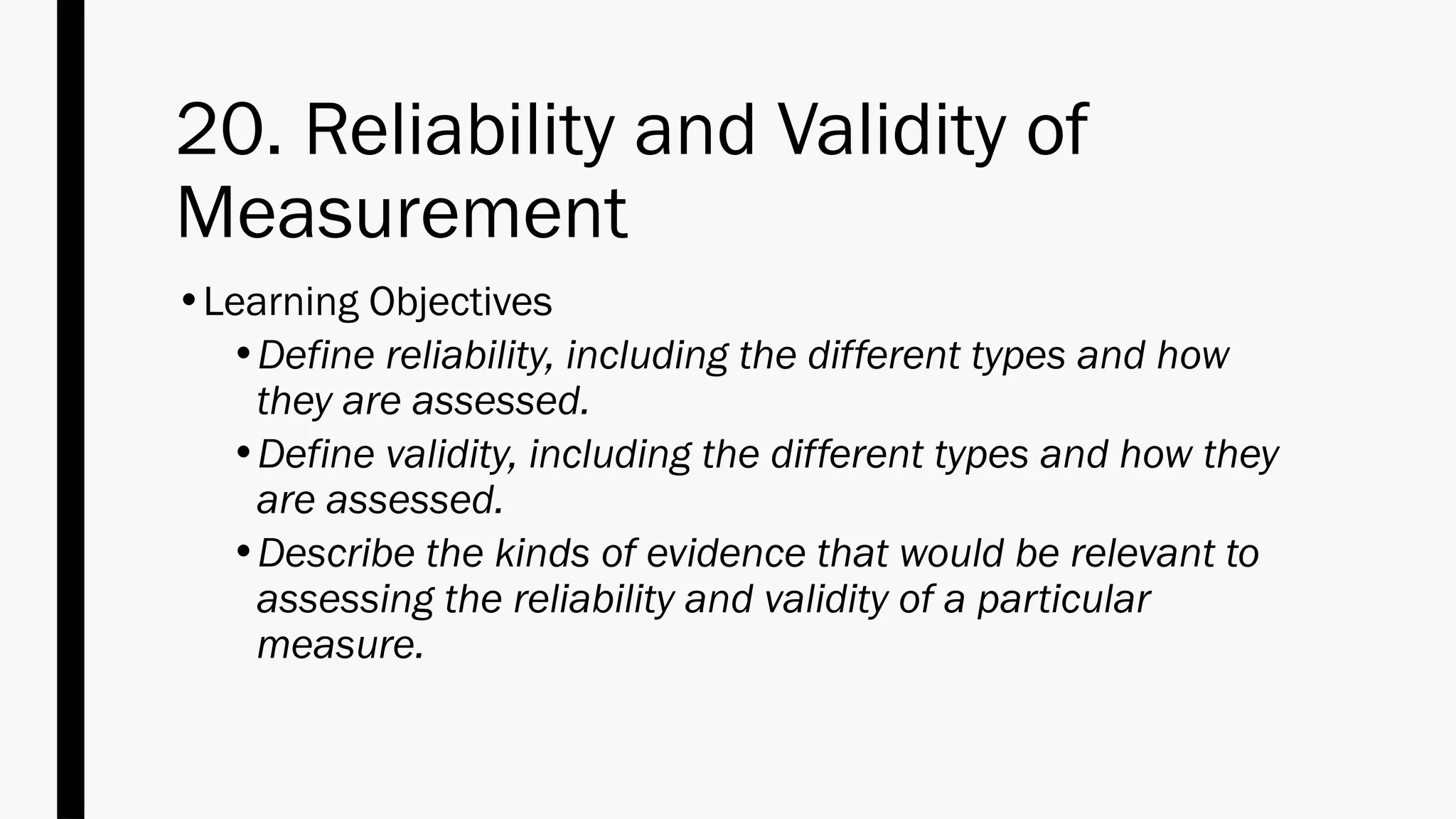 Ch4 Psychological Measurement Understanding Psychological Measurement Ch4 Psychological Measurement Understanding Psychological Measurement