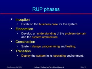 ch4_Software Processes software engineering | PPT