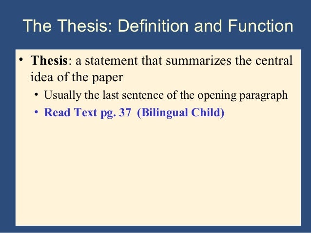 Writing The Research Paper