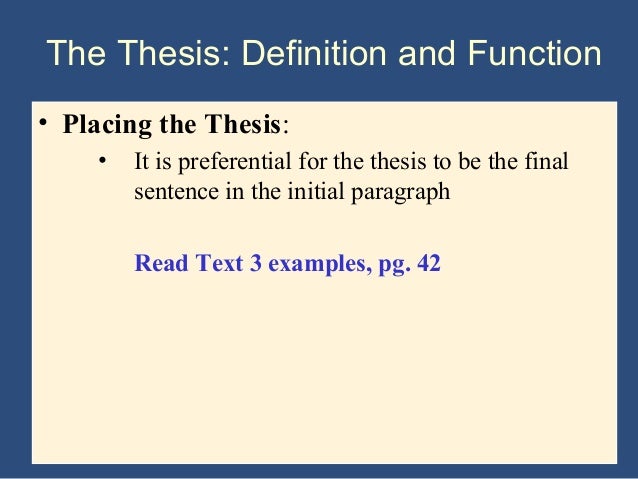 Writing The Research Paper A Handbook 7th Ed Ch 4 The Thesis And