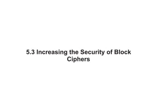 Chapter 5 of Understanding Cryptography by Christof Paar and Jan Pelzl
Galois
Counter
Mode (GCM)
• Image from Wikipedia
(Link Ch 5b)
39
Chapter 5 of
Understanding
Cryptography by
Christof Paar
and Jan Pelzl
 