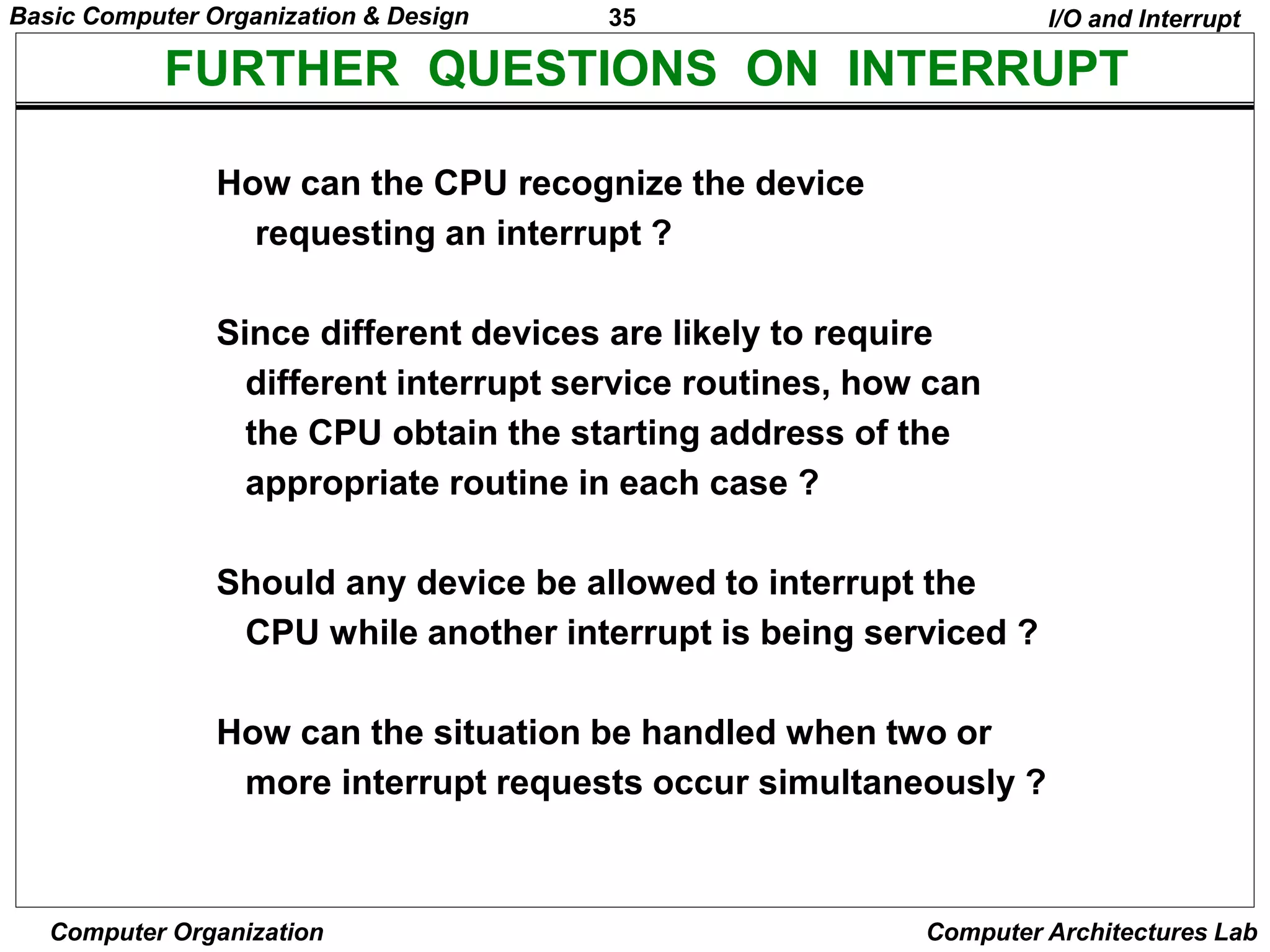 BASIC COMPUTER ORGANIZATION AND DESIGN | PPT