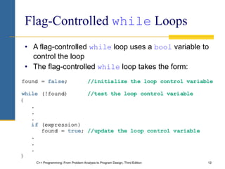 Flag Method Programming Integer ch5.ppt