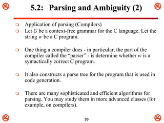 context free grammars automata therory and compiler design | PPT