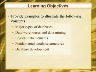Data Resources Examples ch 5 Data Resource Management Data Resource Management .ppt