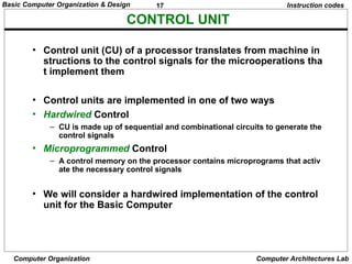 BASIC COMPUTER ORGANIZATION AND DESIGN.ppt