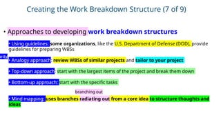 ITPM ch5 project scope management notes
