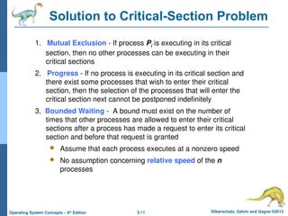 Operating System Process Synchronization | PPT