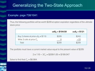 5.2- 24
Cover
image
Generalizing the Two-State Approach
Example: page 738/1041
 
