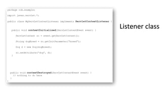 Listener 
class 
 