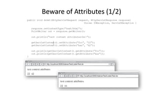 Beware 
of 
Attributes 
(1/2) 
 