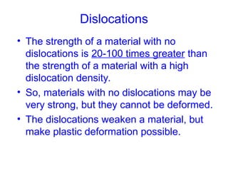 Comprehensive Overview of Imperfections in Solids and Their Effects on ...