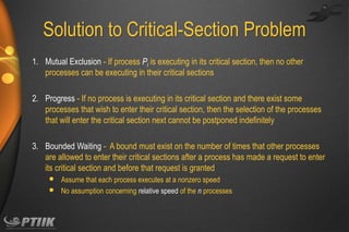 Ch5 process synchronization | PDF