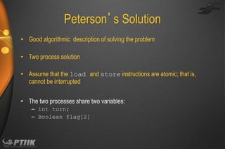 Ch5 process synchronization | PDF