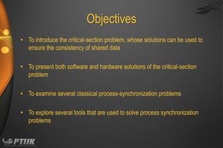 Ch5 process synchronization | PDF