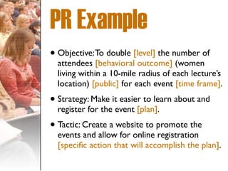 PR Plan | PDF