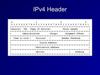 IPv4 Header
 