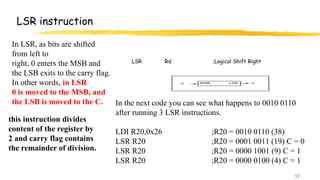 Lsr Code 200 Comprehensive Guide to Arithmetic and Logic Instructions in Assembly ...