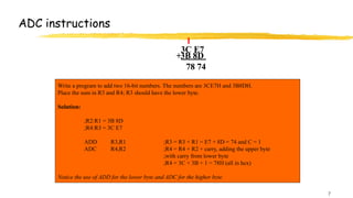 Comprehensive Guide to Arithmetic and Logic Instructions in Assembly ...
