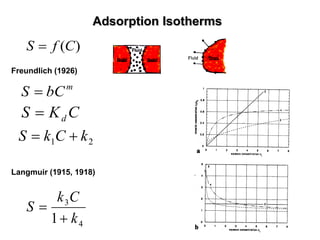 Basics of Contaminant Transport in Aquifers (Lecture) | PPT