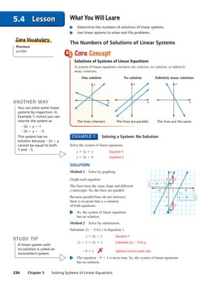 Solution Of Linear System Ch 5 book - systems of linear equations | PDF