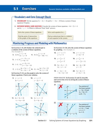 Ch 5 book - systems of linear equations | PDF