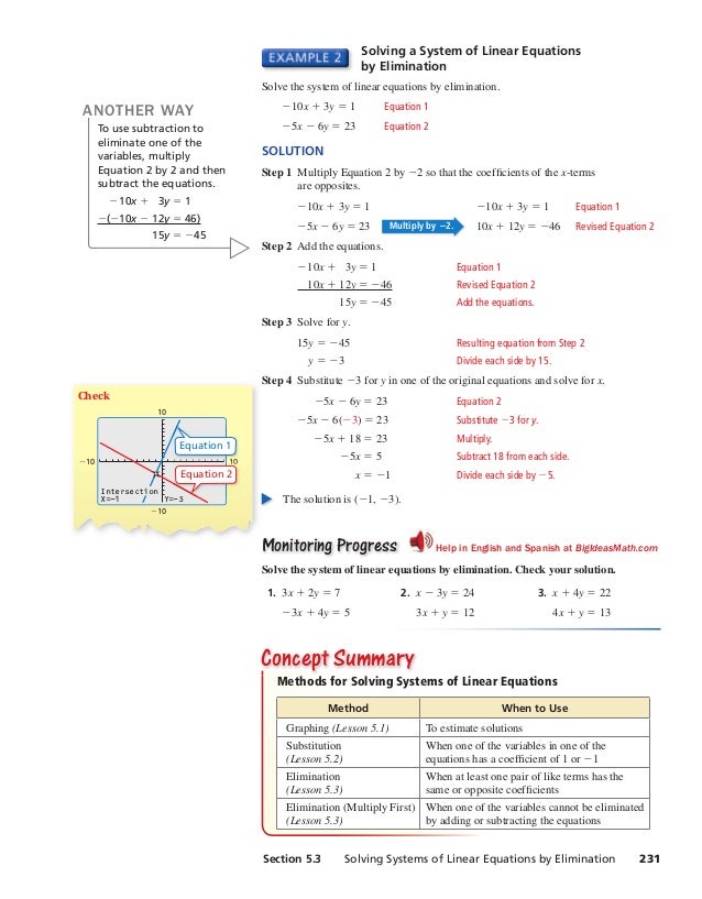 Ch 5 Book Systems Of Linear Equations