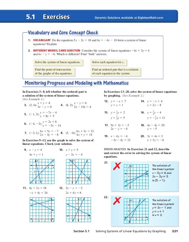 Ch 5 Book Systems Of Linear Equations