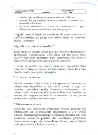 Ch5 l'étude de marche (aide a la décision)