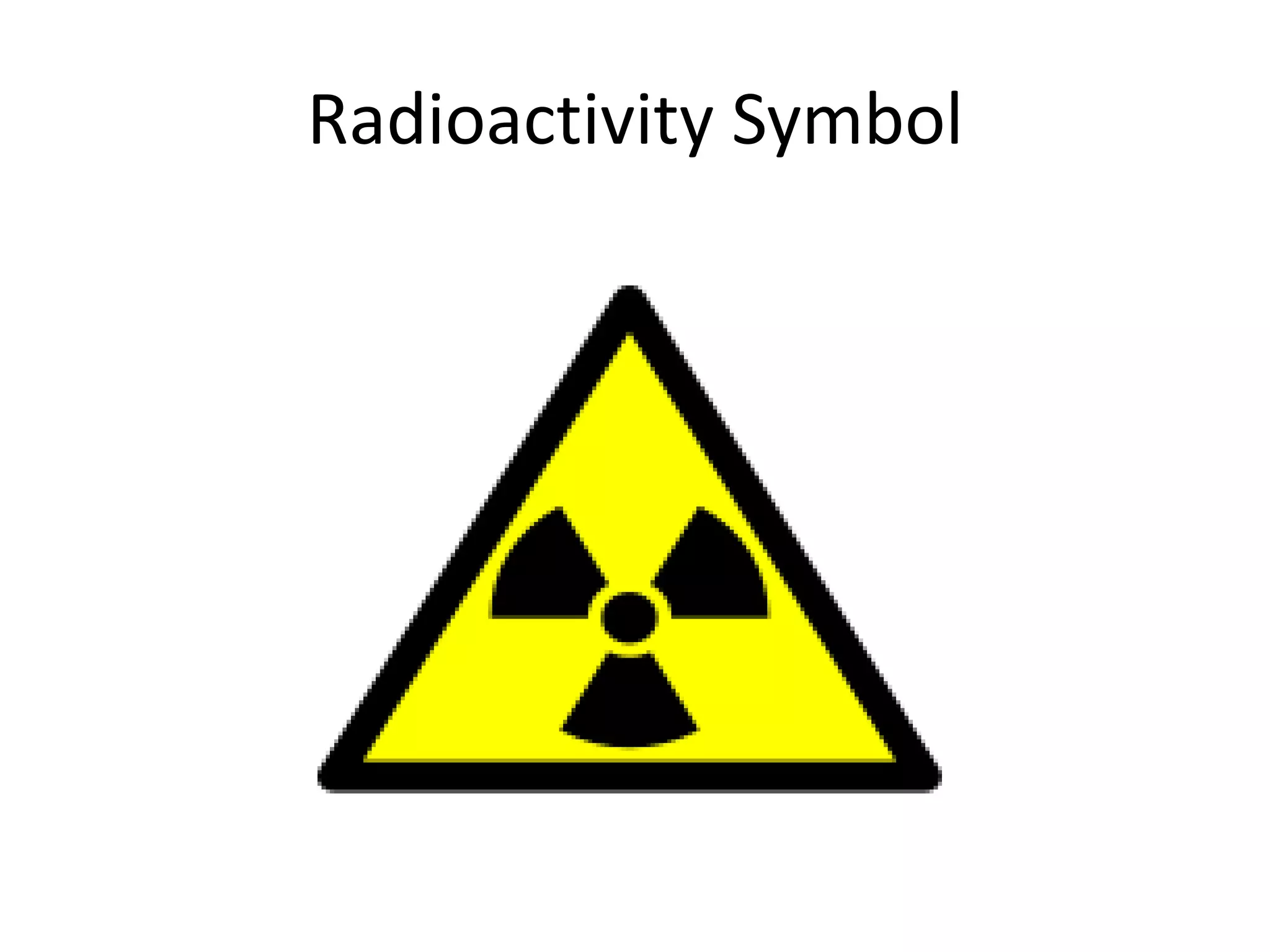 Radioactivity Symbol
 
