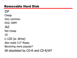 Same number of bits per track (variable packing density) 