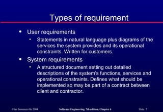 SE - Software Requirements | PPT