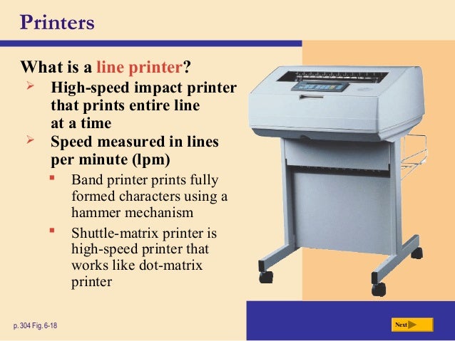 line printer is