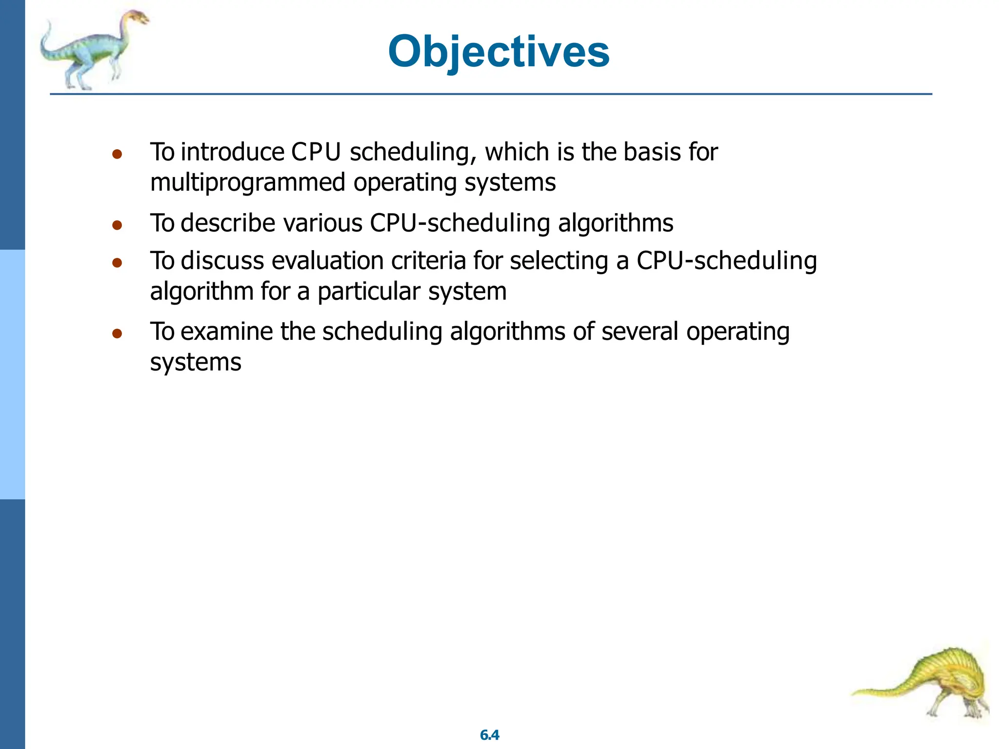 Operating Systems - CPU Scheduling Process | PPT