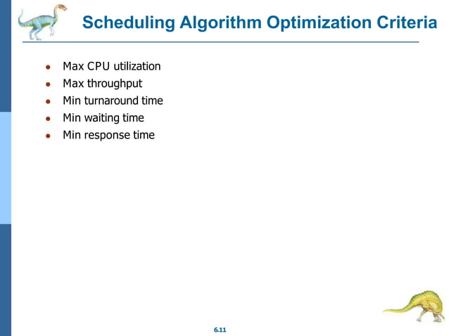 Operating Systems - CPU Scheduling Process | PPT