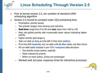 Kernel Task Scheduling Operating Systems - CPU Scheduling Process | PPTX