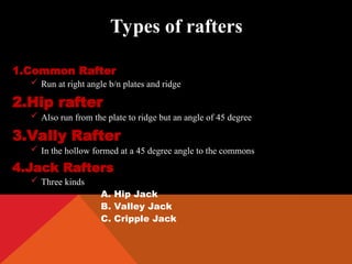 Crippled Rafter Building Construction, Roof Construction | PPT