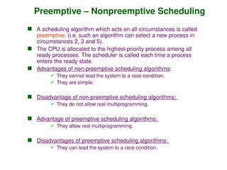ch6 - CPU scheduling algorithms and techniques.ppt
