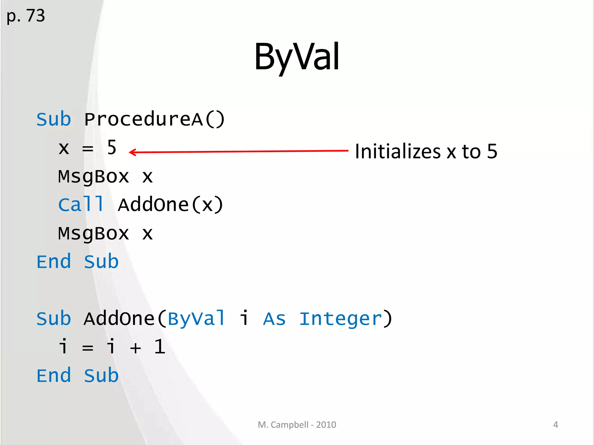 Unit 6: Functions and Subroutines - Part 2/2 | PPT