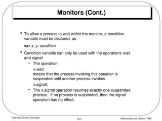 Process Synchronization in operating System | PPT