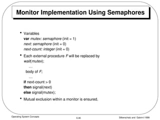 Process Synchronization in operating System | PPT