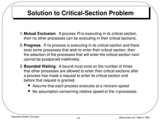 Process Synchronization in operating System | PPT