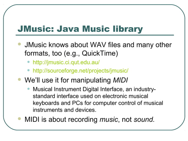 Structuring Music Using Linked Lists | PPT